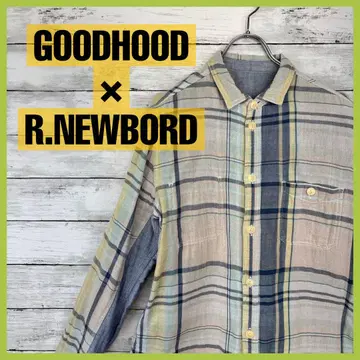 R.NEWBORD 아뉴 볼드 셔츠 리버서블 체크 긴팔