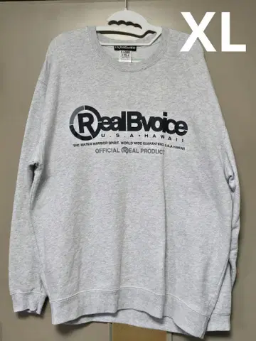 Real Bvoice 맨투맨 XL 그레이