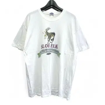 애니멀 아트 90s HANES 헤인즈 티셔츠 VINTAGE 090