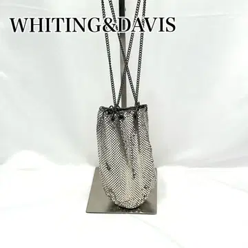 Whiting & Davis 체인 미니 숄더 메탈 메쉬