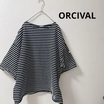 ORCIVAL*오르치발 코튼 로드 와이드 티셔츠