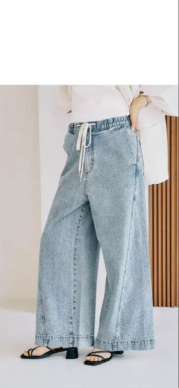 렙심 이지 배기 데님