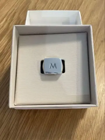 자라 심플 스퀘어 반지 M