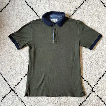 L.L.Bean 올리브 그린 피케 셔츠 면100% M 사이즈 상당