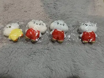 GYOZAO 교자 봉제 인형 키링 4개 세트