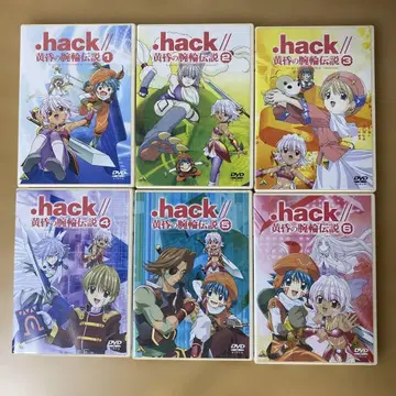 DVD .hack//황혼의 팔찌 전설 전 6권 세트 23379