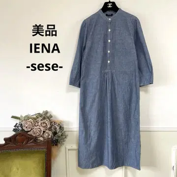 새상품급 IENA sese 데님 원피스