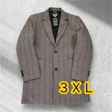헤링본 무늬 테일러드 자켓 3XL 출퇴근 오버 사이즈 패션