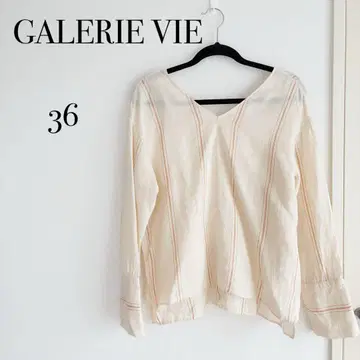 GALERIE VIE 갤러리 바이 린넨 블라우스 린넨 100% 36