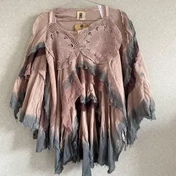 Reem 앤티크 마켓 판초 빈티지 라포레 하라주쿠