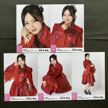 무카이 미네 AKB48 브로마이드 5장 컴프 21