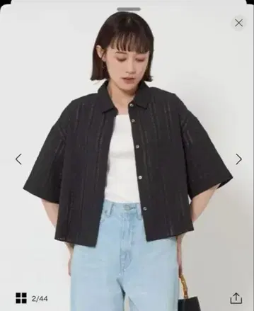 그린 라벨 포코포코 시어 체크 셔츠