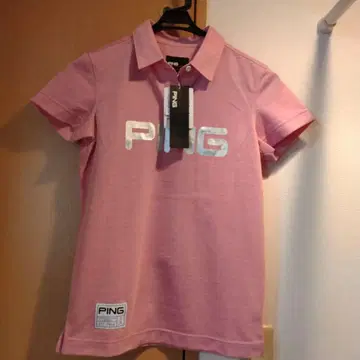 핑 핑크 폴로 셔츠