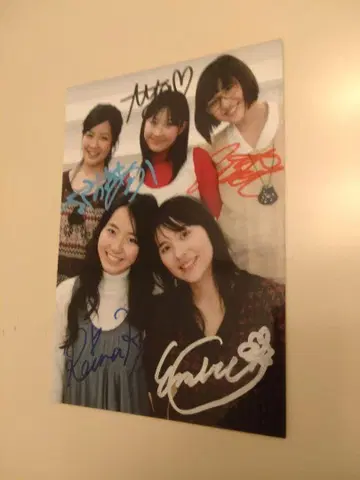 우치다 레이나(하라 레이나) 친필 사인 사진
