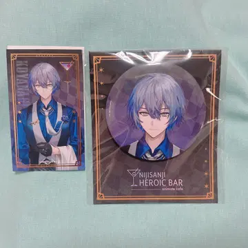NIJISANJI HEROIC BAR 캔뱃지 칵테일 카드
