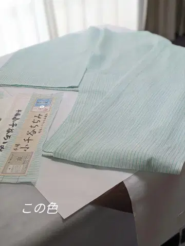 에치고 오지야 크레이프 원단 오가닉 린넨 여름