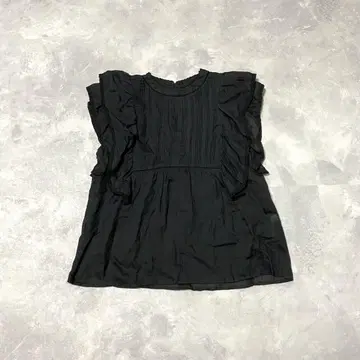 SLOBE IENA 슬로브 이에나 라미 프릴 핀턱 블라우스 24SS