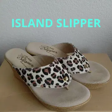 ISLAND SLIPPER 레오파드 무늬 플립플랍