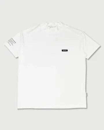 RUFFLOG VERTICAL LOGO MOCK NECK SHIRTS