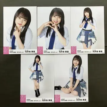 무카이 미네 AKB48 브로마이드 5장 컴프 28