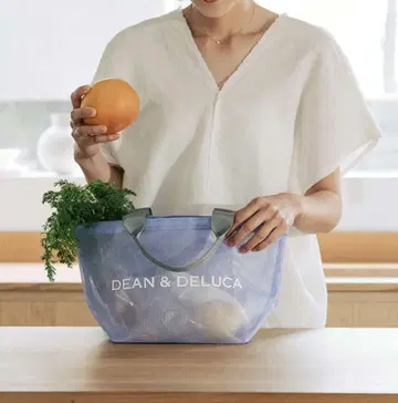 DEAN & DELUCA 메쉬 토트백 라일락