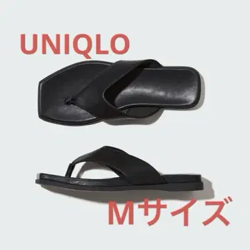 유니클로 네이비 느낌 터치 플립플랍