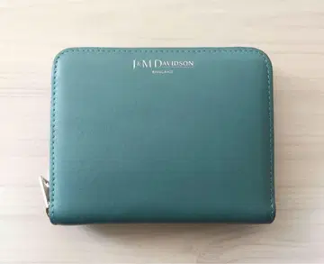 J&M DAVIDSON 터콰이즈 코인 카드 케이스