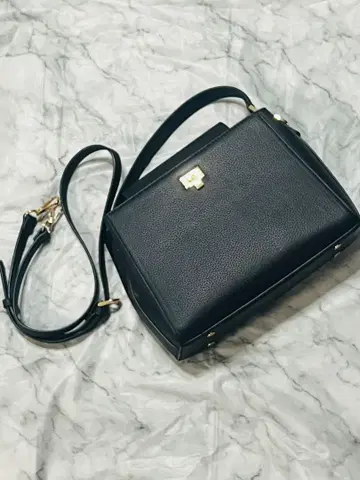 &.NOSTALGIA 노스탤지어 원 핸들 미니 숄더백 블랙