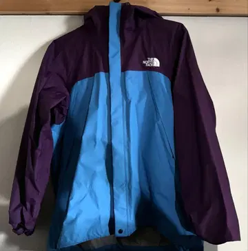 THE NORTH FACE 후드 부착 나일론 자켓 파랑 보라색