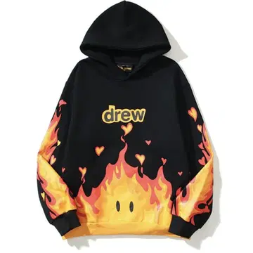 Drew House 드류 하우스 Fire 파이어 디자인 후드티