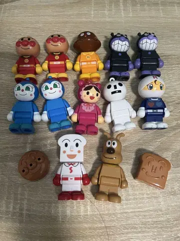 호빵맨 블록 라보 인형 12개 + 덤