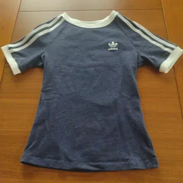 아디다스 네이비 래글런 티셔츠 XS