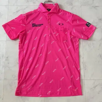 OAKLEY 오클리 FHR-CAL 핑크 올 패턴 골프웨어 L