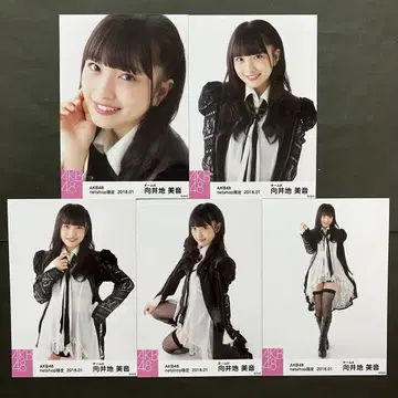 무카이 미네 AKB48 브로마이드 5장 컴프 33