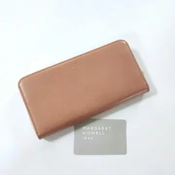 미사용품 마가렛호웰 아이디어 가죽 라운드 지퍼 장지갑