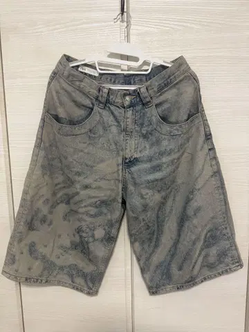 자라 워시 가공 하프 팬츠 숏 팬츠