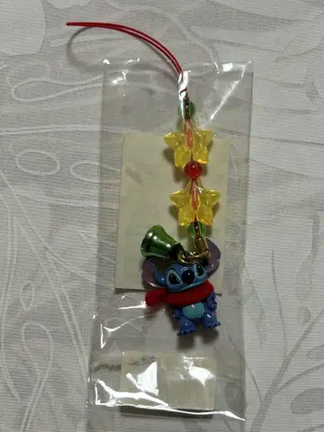 레어 크리스마스 스티치 스트랩 디즈니 머플러 벨 레어