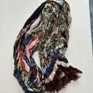 TSUMORI CHISATO 츠모리치사토 해적+꽃무늬 대형 스톨