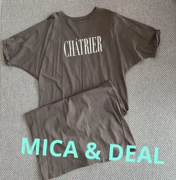 MICA&DEAL 로고 프린트 원피스