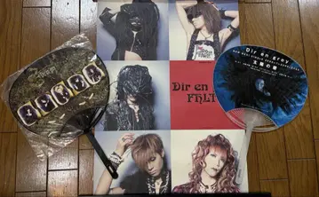 Dir en grey 포스터 부채 세트 디루앙그레이