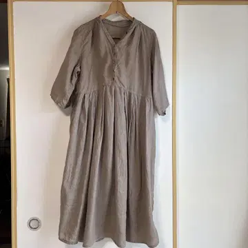 nest Robe 린넨 100% 롱 원피스