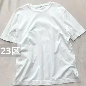 23구 반팔 심플 컷 티셔츠 코튼 38 M