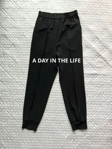 A DAY IN THE LIFE 조거 팬츠 블랙 유나이티드 애로우즈