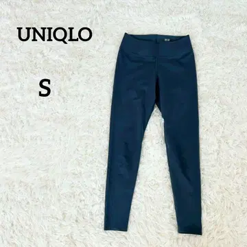 유니클로 에어리즘 레깅스 S 네이비 UV 차단 드라이 스트레치