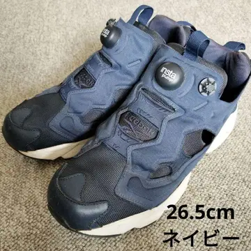 인스타 펌프 스니커즈 26.5cm 네이비