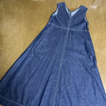 Spick & Span * 최근 데님 롱 원피스 맥시 길이