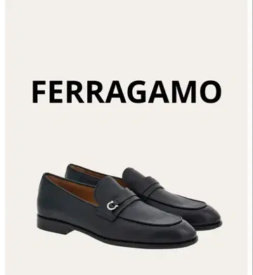 FERRAGAMO 간치니 모카신 블랙