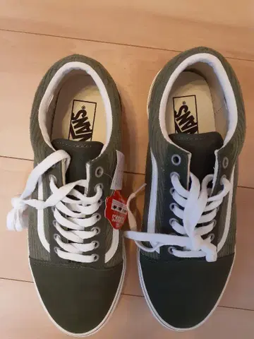 미사용 Vans 스니커즈 28cm(US10) 올리브 그린