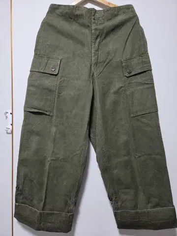 네덜란드 군 더블 페이스 카고 팬츠