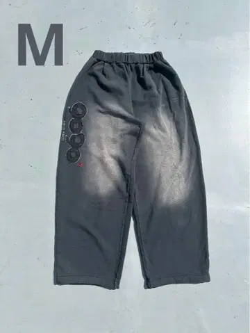 9090 OG 로고 빈티지 스웨트 팬츠 블랙 M